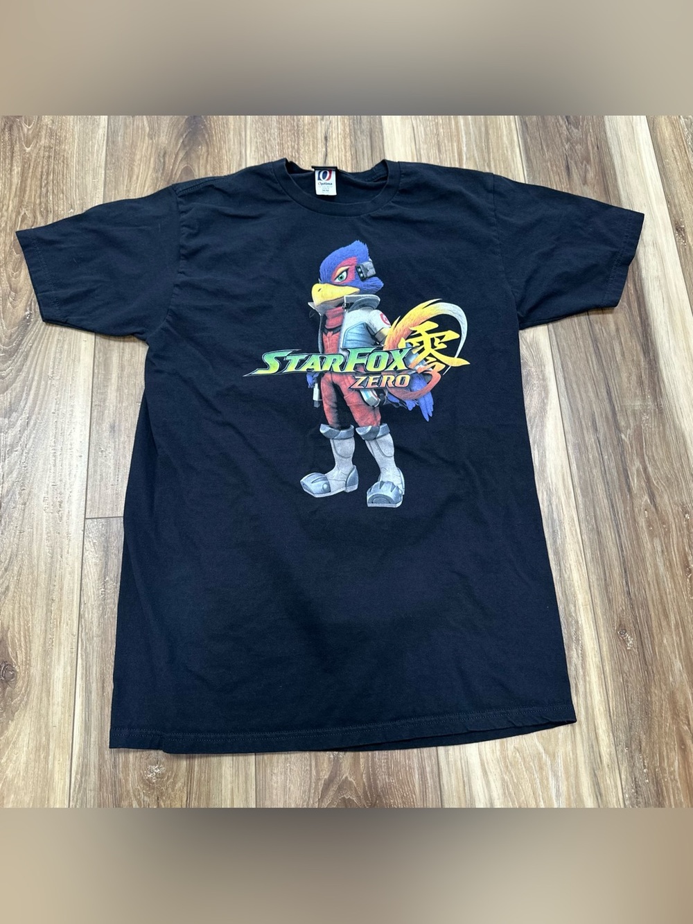 Star Fox Zero Falco Nintendo Officially Licensed Graphic Shirt, Black, M